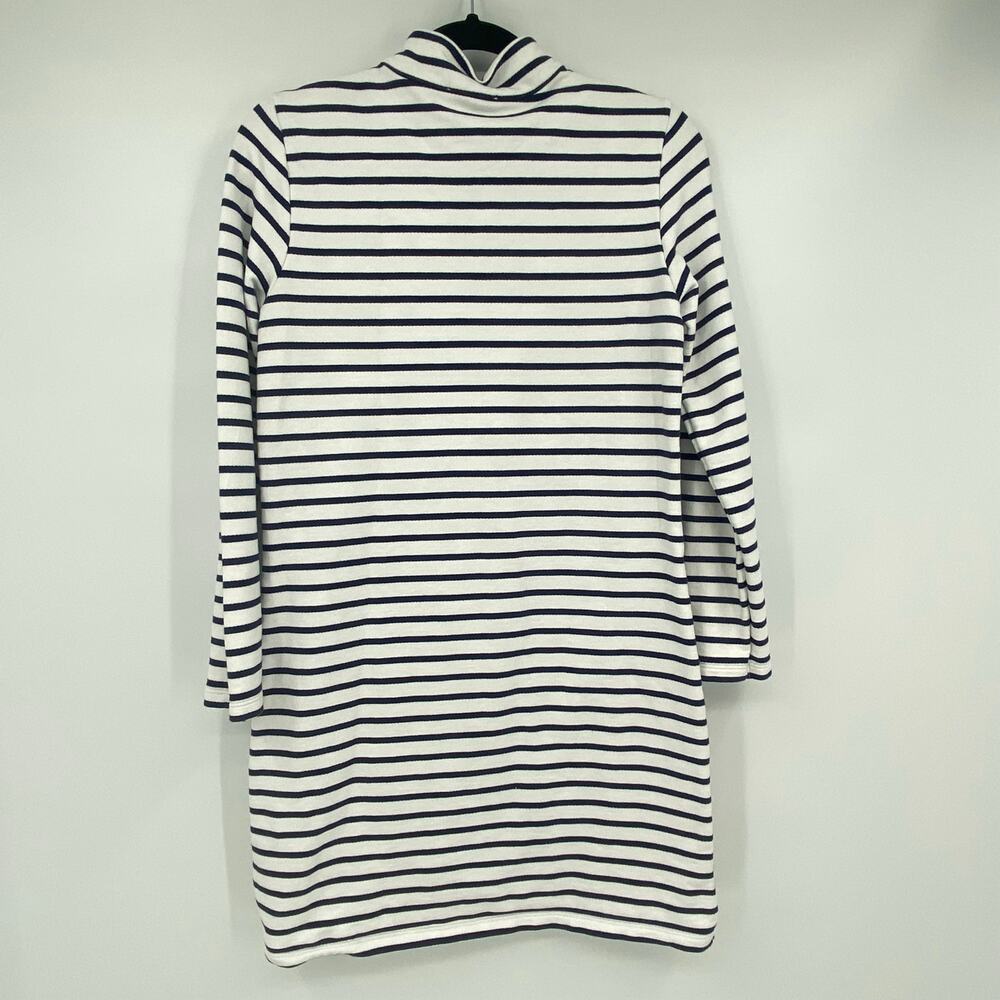 Sail to Sable Women’s White & Black Striped Quarter Zip Mini Dress Size Small - Picture 4 of 10